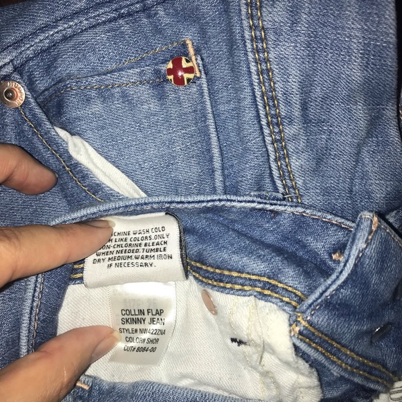 Jean Femme Hudson Collin Skinny Détruit - Taille 27 X 29 - Occasion Très Bon état